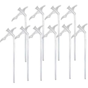 10Pcs White Attractive Expanding Foam Nozzles Spray Foam Replacement Tube for DIY Spraying Use Small in Size and Light in Weight