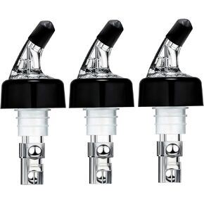 3 Pack Measured Liquor Pour Spout, Liquor Bottle Pourers, Measure Pour Spout for Liquor Bottles, Bottle Pourers for Alcohol, Shot Pourer Cocktail Liquor Dispenser Bar Bartending Tool -1oz/30ml