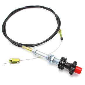 10FT Vernier Adjustable Lock Cable VCGTX10, Heavy Duty Vernier Locking Throttle Cable 10 FT Black Locking Adjustable Heavy Duty Vernier Control Cable