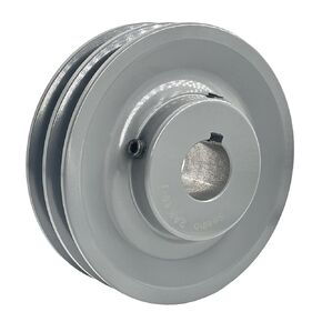 2AK49-1 Double Groove V Belt Pulley,4.75 inch Outside Diameter,1 inch bore,V Belt Sheaves Cast Iron for A AX 3L 4L V-Belts,2AK491 Pulley