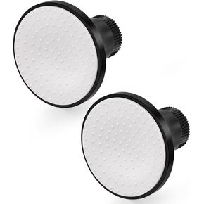 Bottom and Top Base for Floor to Ceiling Room Divider Curtain Rod Black
