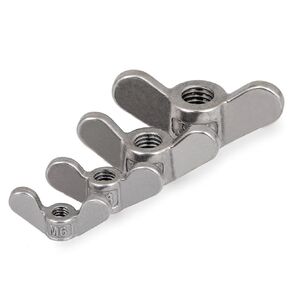 M14 Wing Nuts,304 Stainless Stee Butterfly Nut,Heavy Duty Hand Twist Tighten Hardware Nut Threaded Bolts Fasteners Parts,2pcs