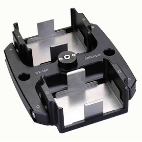 Globe Scientific GCC-MP-Swing-Plate Swing-Out Rotorfor use with GCC-MP Series Multi-Purpose Clinical Centrifuge, Aluminum Alloy, 4000rpm max