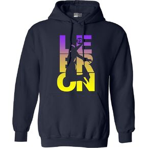 L23 23 LA Basketball Sports Fan Wear DT Sweatshirt Hoodie