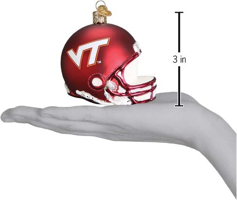 Old World Christmas Ornaments: Virginia Tech Glass Blown Ornaments for Christmas Tree, Hoodie in Saudi Arabia