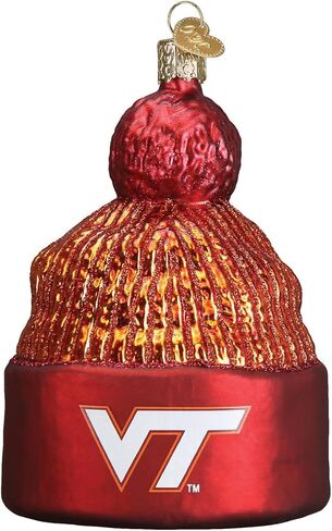 Old World Christmas Ornaments: Virginia Tech Glass Blown Ornaments for Christmas Tree, Hoodie in Saudi Arabia