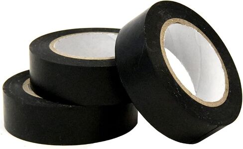 Kingman Electrical Tape (12 Rolls per Pack) Assorted Colors 3/4 Inch by 6.6 Feet (1 Pack) in Saudi Arabia