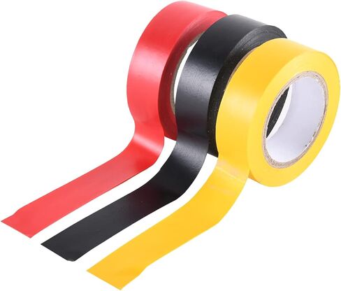 Kingman Electrical Tape (12 Rolls per Pack) Assorted Colors 3/4 Inch by 6.6 Feet (1 Pack) in Saudi Arabia