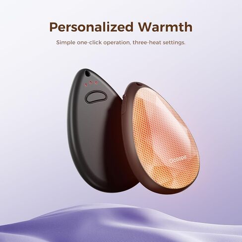 OCOOPA UT4 Rare Rechargeable Hand Warmers 2 Pack, Portable, Stylish, Diamond-Shape Magnetic Electric Handwarmer, Reusable Pocket Heater, Raynaud, Hiking, Christmas, Tech Gifts for Women Camping in Saudi Arabia
