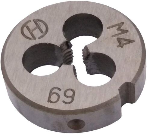 Yodaoke HSS M4 x 0.7mm Taper and Plug Tap and M4 x 0.7mm Die Metric Thread Right Hand in Saudi Arabia