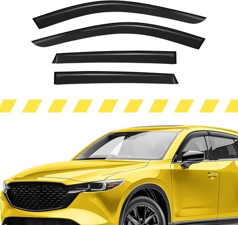 Extra Durable Window Deflectors Tape-On Window Visors Rain Guards Fit for Kia Sportage 2017-2022, Sun Visors, Wind Vent Visors, Window Vent Shades, Exterior Car Accessories - 4 pcs. AG0091 in Saudi Arabia