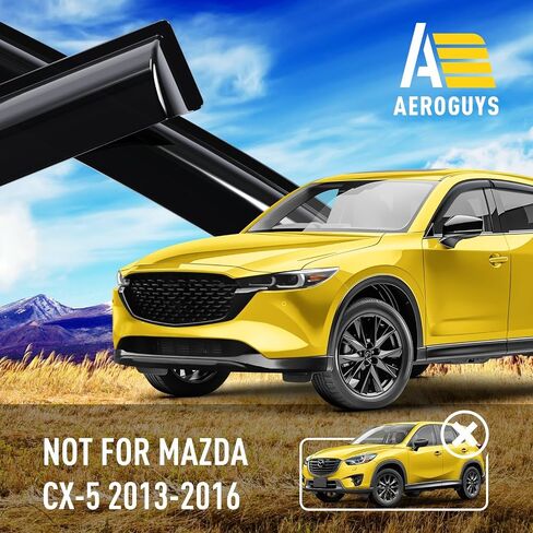 Extra Durable Window Deflectors Tape-On Window Visors Rain Guards Fit for Kia Sportage 2017-2022, Sun Visors, Wind Vent Visors, Window Vent Shades, Exterior Car Accessories - 4 pcs. AG0091 in Saudi Arabia