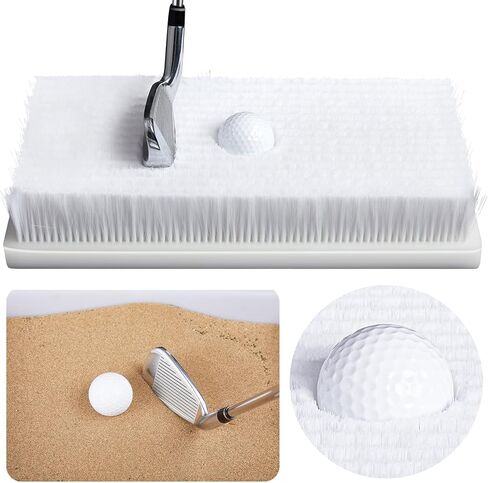 بساط مهارات التقطيع الرملي للجولف لممارسة الجولف، بساط الرمل يحاكي بساط التقطيع الحقيقي للجولف للاعبي الجولف الذين يمارسون مهارات ضرب الرمل 13.7 × 7.3 بوصة in Kuwait