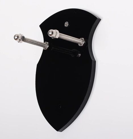 WANLIAN Sword Cards Sword Stand Wall Mounted Sword Wall Card Acrylic Sword Wall Display Card Shield Sword Stand with Hardware (1 piece black) in Saudi Arabia