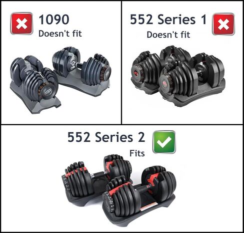 أقراص بديلة 2، 3، 4، 5 لـ Nautilus/Bowflex 552 SelectTech سلسلة الدمبل القابلة للتعديل 2 in Saudi Arabia