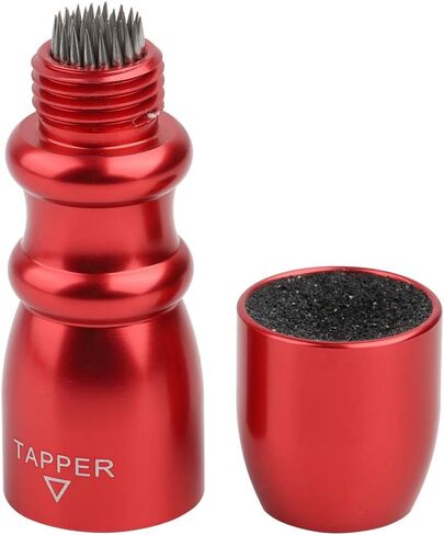 Alomejor Pool Tip Shaper 3 in 1 Snooker Cue Tip Tool Pocket Size Pool Tip Shaper Prick Scuff Tapper Multifunctional Billiard Cue Repair Tool (Red) in Saudi Arabia
