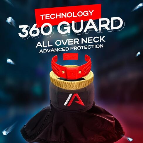 IceArmax Hockey Neck Guard Reinforced Protection from Both Hits and Cuts Youth and Kids Sizes from XS to XXL Helps to Avoid Knock Injuries and Skate Lacerations in Saudi Arabia