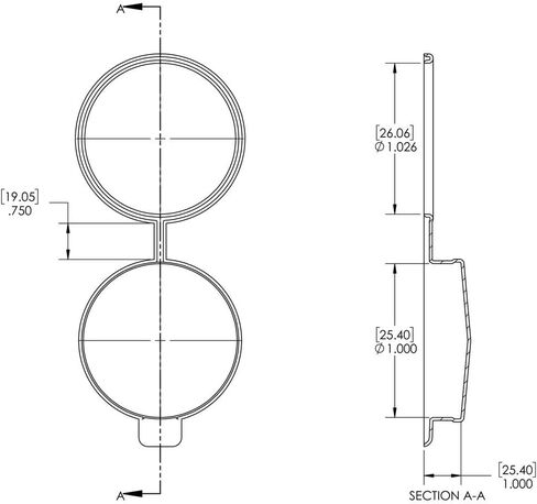 سلسلة Caplugs VTC-812-16 VTC - غطاء مربوط من الفينيل، 300 عبوة، بلاستيك أسود، معرف الغطاء 0.812 بوصة × الارتفاع 1.00 بوصة × معرف الحبل 0.843 بوصة، قابل للإزالة، وقابل لإعادة الاستخدام، وإغلاق واقي، وأختام الغبار والأوساخ (99192611) in Saudi Arabia