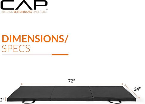 كاب باربل لجميع الأغراض قابل للطي ومضاد للتمزق وتدريبات اللياقة البدنية والجمباز وحصيرة التوازن | ألوان متعددة in Kuwait