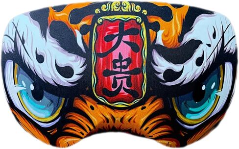 غطاء عدسة تزلج من الألياف الدقيقة، غطاء نظارة ثلج قابل للتمدد in Kuwait