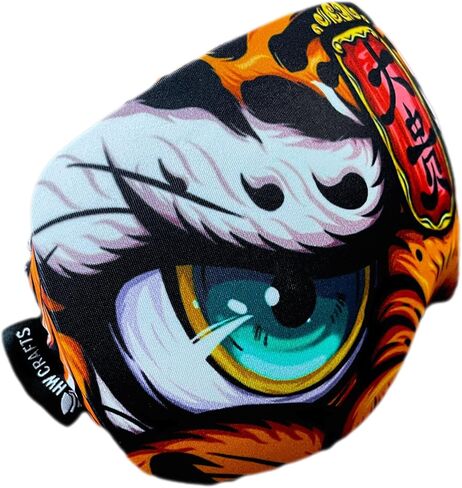 غطاء عدسة تزلج من الألياف الدقيقة، غطاء نظارة ثلج قابل للتمدد in Kuwait