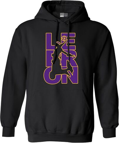 L23 23 LA Basketball Sports Fan Wear DT Sweatshirt Hoodie in Saudi Arabia