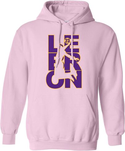 L23 23 LA Basketball Sports Fan Wear DT Sweatshirt Hoodie in Saudi Arabia