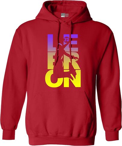 L23 23 LA Basketball Sports Fan Wear DT Sweatshirt Hoodie in Saudi Arabia