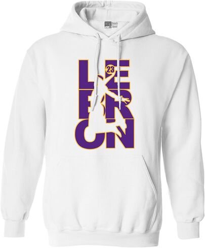 L23 23 LA Basketball Sports Fan Wear DT Sweatshirt Hoodie in Saudi Arabia