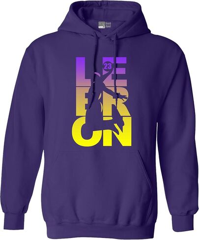 L23 23 LA Basketball Sports Fan Wear DT Sweatshirt Hoodie in Saudi Arabia