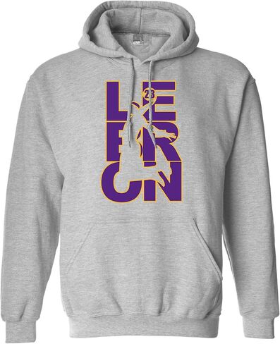 L23 23 LA Basketball Sports Fan Wear DT Sweatshirt Hoodie in Saudi Arabia