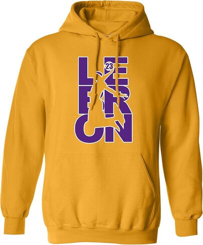 L23 23 LA Basketball Sports Fan Wear DT Sweatshirt Hoodie in Saudi Arabia