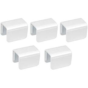 Terricraft's Original Bimini Boat Clip - Clips for Boat Rails or T-Tops - Holds Towels or Clothes for Drying, Privacy and Convenience White Square 1"