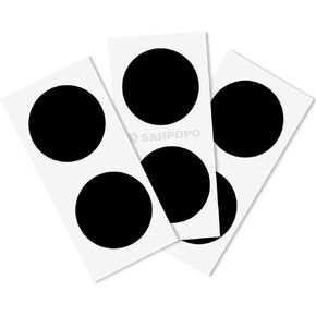20pcs NFC Stickers NFC Tags Sticker NTAG215 NFC Rewritable Black Tags NFC 215 RFID Sticker (25mm) Programmable NFC Tag 504 Bytes Compatible with iPhone and All Other NFC Enabled Devices