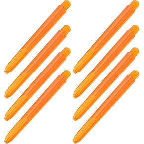 The Lord of the Tools 50Pcs 48mm Orange Dart Stems Shafts 2BA Thread Dart Plastic Rod Shaft Dart Accessories Medium Suitable for Most Steel and Soft Tip Darts