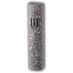 Mezuzah Case Polyresin, 12CM, Light Gray