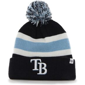 47 MLB Unisex-Adult Primary Logo Breakaway Team Color Primary Logo Cuffed Knit Beanie Hat Cold Weather Hat, One Size