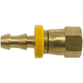 Brennan Industries 2111-12-12-B Brass Straight Tube Fitting, 3/4" Hose x 1-1/16"-12 Female JIC Swivel in Saudi Arabia