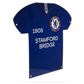 Chelsea Shirt Shaped Metal Sign