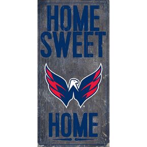 Fan Creations NHL Washington Capitals Unisex Washington Capitals Home Sweet Home, Team Color, 6 x 12