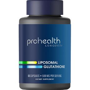 Liposomal Glutathione, 500 mg per Serving | Master Antioxidant | Supports Healthy Aging, Cellular Health & Detoxification | Evidence-Based & Third-Party Tested