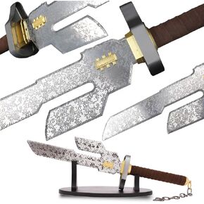 Handcrafted Real Steel Toji Fushiguro Jujutsu Sword Kaisen - Authentic Anime Cosplay Weapon
