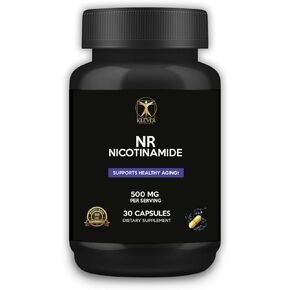 Klever Lifestyle | Nicotinamide Riboside Supplement | Cellular Function & Anti Aging Support, Vitamin B3 Family | 500mg per Serving