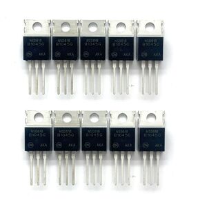 10PCS MBR1045CT TO-220 Type Package Schottky Barrier Diode 10a 45v for Inverter