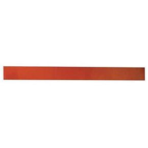 Rubber Strip, Silicone, Rubber Width 36 in, Rubber Length 2 in, Rubber Thickness 1/16 in, 50A, Plain Backing