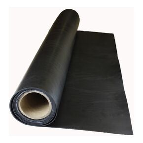 Rubber Sheet, Neoprene Economy Grade, Rubber Width 2 in, Rubber Length 12 in, Rubber Thickness 1/8 in, 60A, Plain Backing