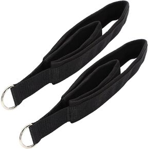 Pilates Double Loop Straps for Pilates Reformer, Fitness D Ring Straps Handle, Pilates Accessories Yoga Exercise Straps Pilates Accessories for Home Gym Workout 2 PCS