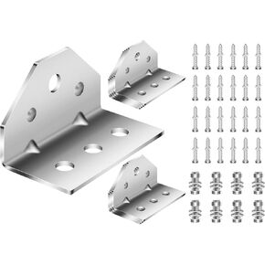 8 Pcs Boat Trailer Top Angle Swivel Top Angle Bracket with Mounting Hardware, Swivel Top Angle Bracket Bolster Bunk Board Adjustable for Boat Pontoon Trailer