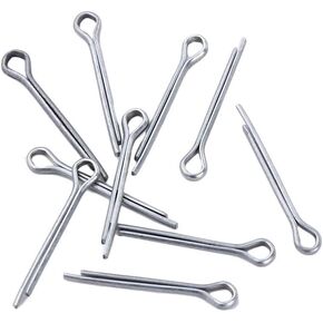 10pcs Silver Bicycle Disc Brake Pads Lock Pins Bike Retaining Split Brake Cotter Pin for Bike Brake Pads MTB Road Bike Brake Parts