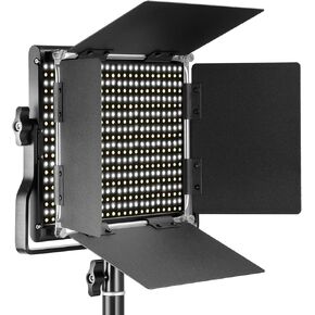 NEEWER 2Pcs Professional Metal Bi-Color LED Video Lights for Studio, YouTube, Product Photography, Video Shooting, Durable Metal Frame, Dimmable 660 Beads, with U Bracket & Barndoor, 3200-5600K CRI96+